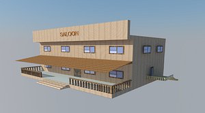 saloon 3d model