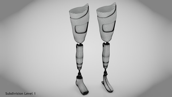 modelo 3d Prótesis de pierna por encima de la rodilla - TurboSquid 2133427