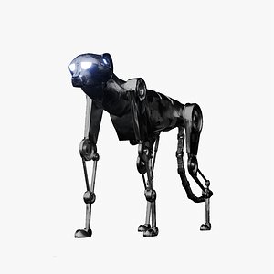cyber panther 3D model