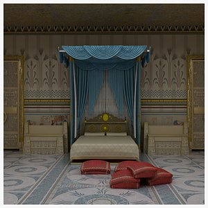 Pharaoh Wife - Asia Room - Interior 3D