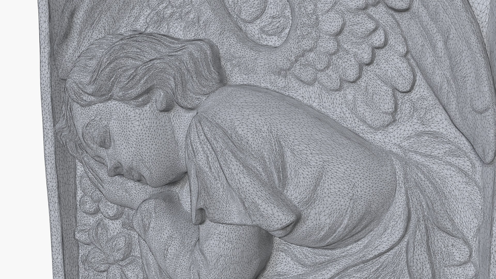 3D Angel Relief 2 Model - TurboSquid 2285024