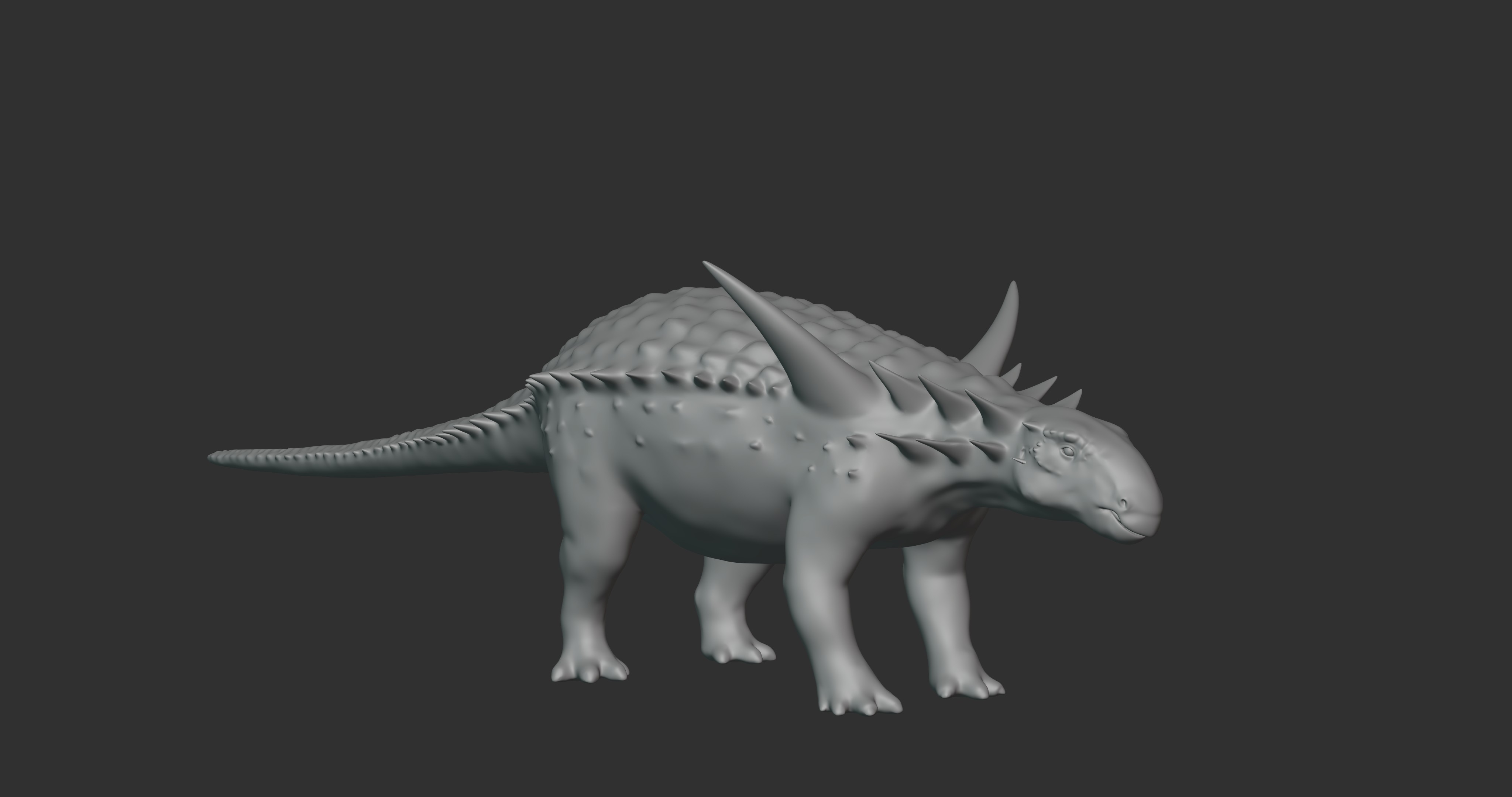 3D Sauropelta Basemesh Low Poly - TurboSquid 1995181