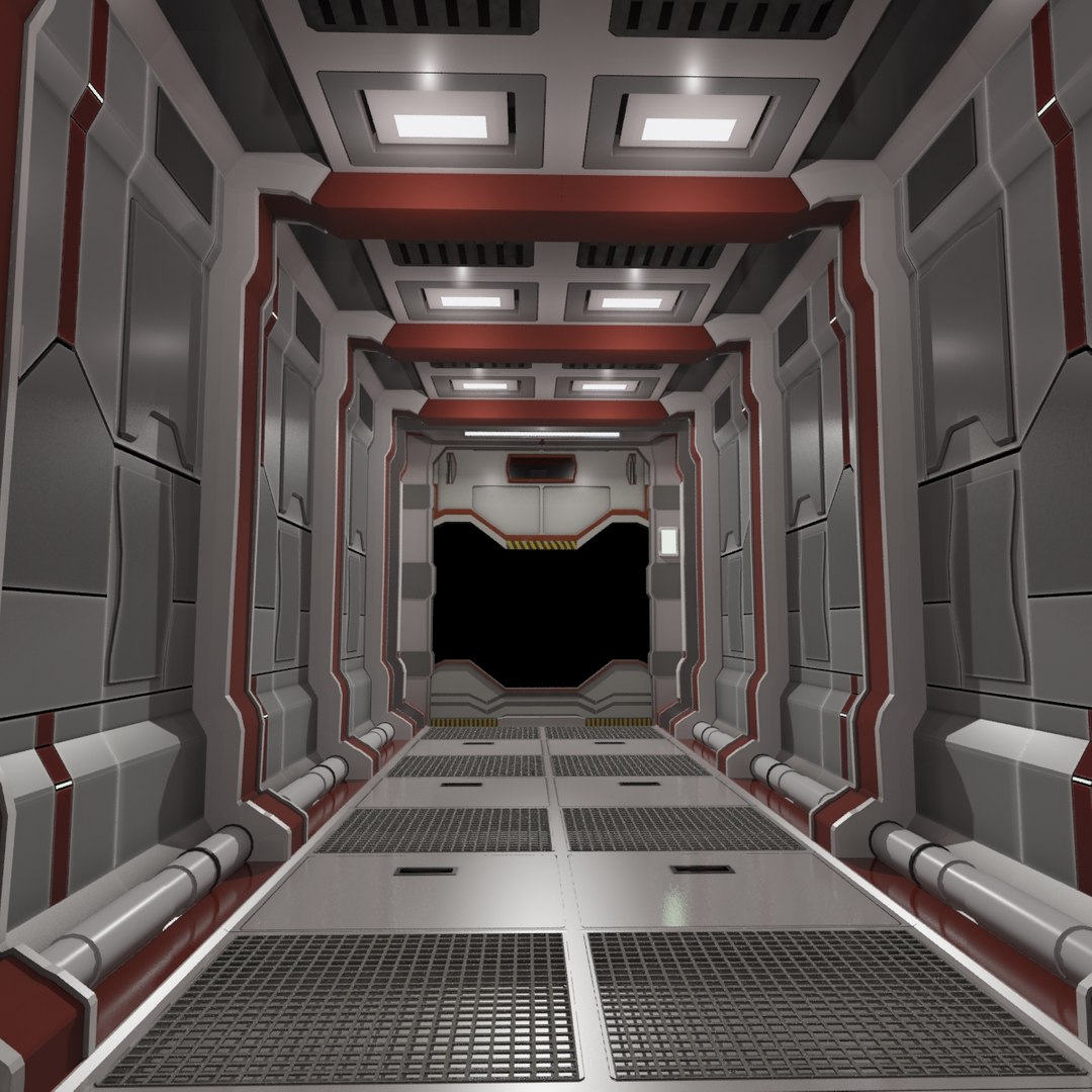 3d Sci Fi Corridor