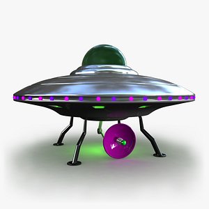 3d ufo model