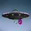 3d ufo model