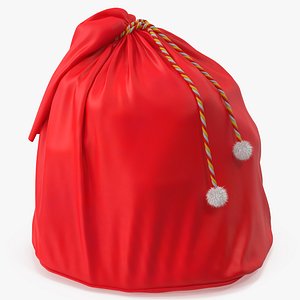 Santa Claus Bag with Gifts 3D