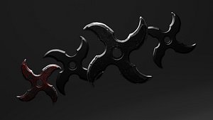 shuriken weapon 3D