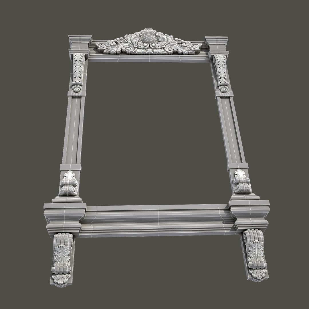 Window Frame 3d Obj