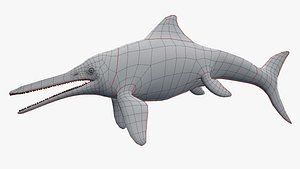 3D ichthyosaurus jurassic