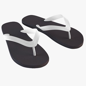 3D home slippers model