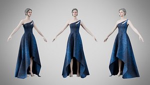 3D Dress 28 Digital Horizon Weave model