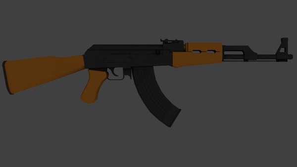 АК 47 Blender. Blender ak47. Автомат AK 47 Blender. АК 47 3д.