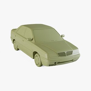 3D Lancia Dedra 1989 model
