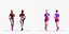 Exercising People - Animated and Rigged