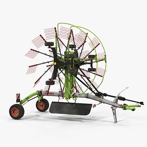 used twin rotor hay 3D model