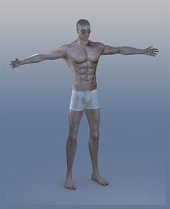 3d male guy man
