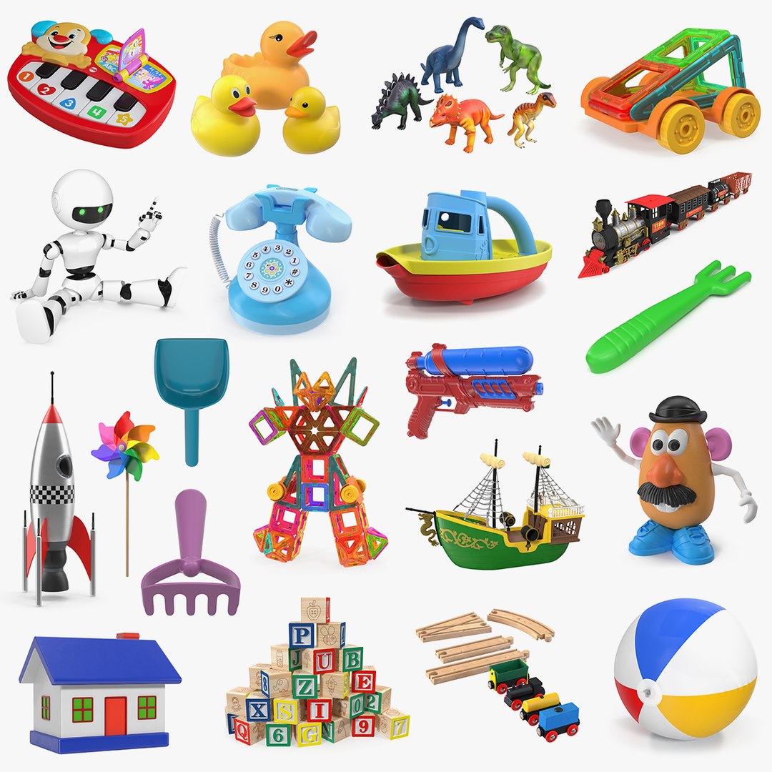 Toys 3D Models Collection 4 3D model preview