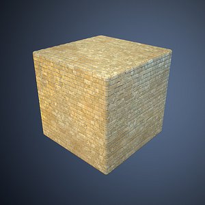 Old Beige Bricks Walls 12 Variants