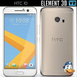 htc 10 element 3D model