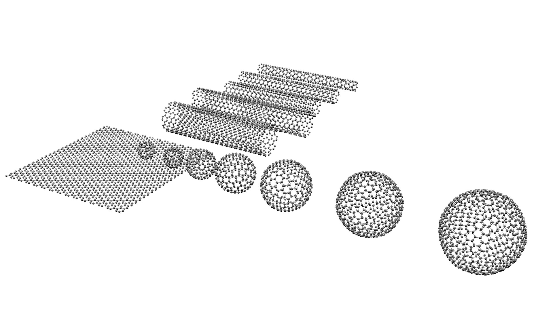 3D Graphene Structures TurboSquid 2093683