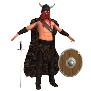 viking erik red 3D model