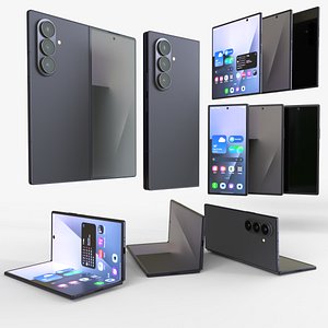 Samsung Galaxy Z Fold 7 Jetblack 3D model