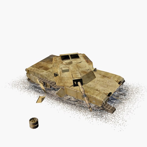 damaged m1 abrams tank max