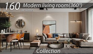3D MODERN LIVING ROOM model