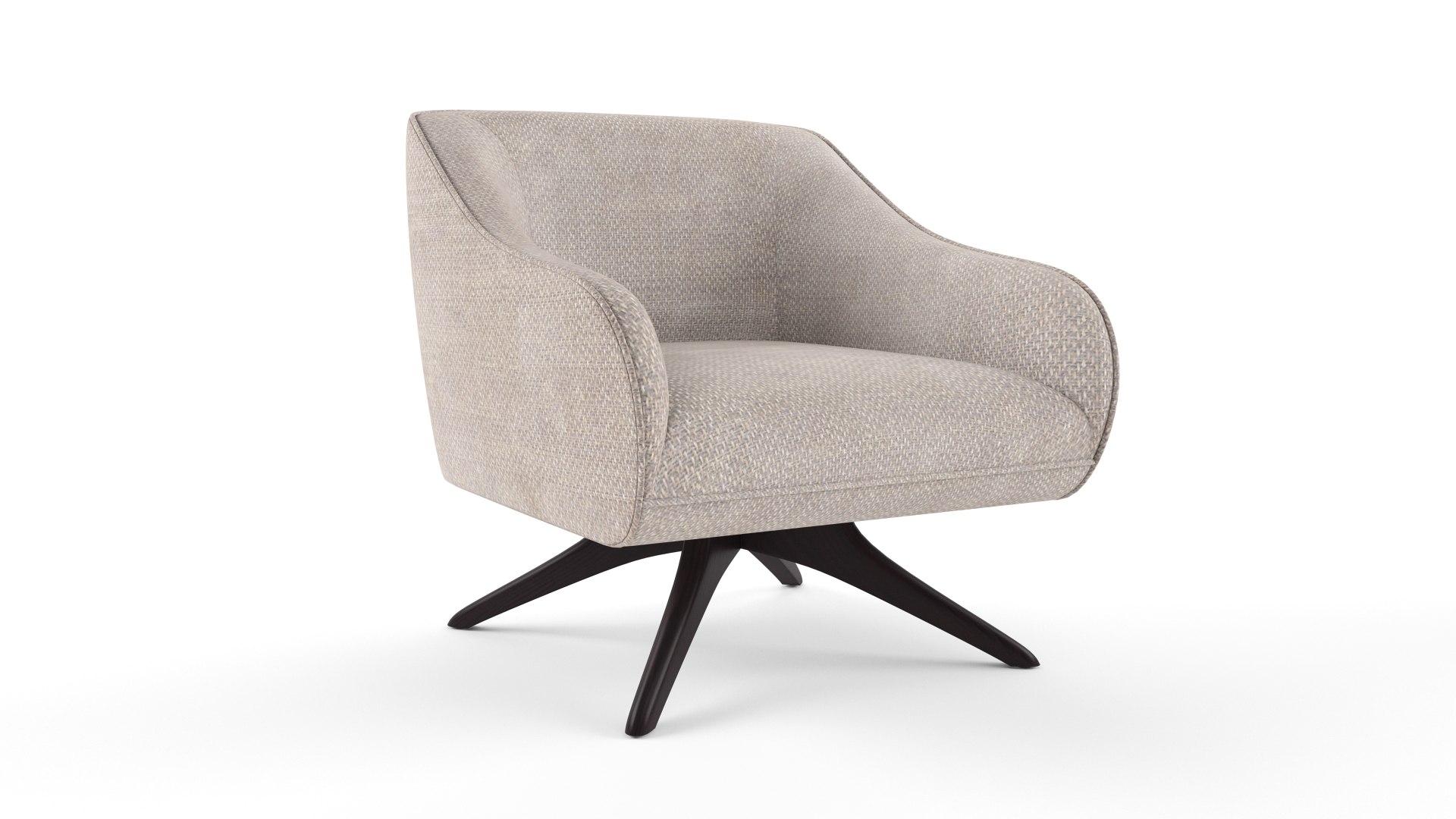 Vladimir Kagan Fifth Avenue Lounge Chair 3D Model TurboSquid