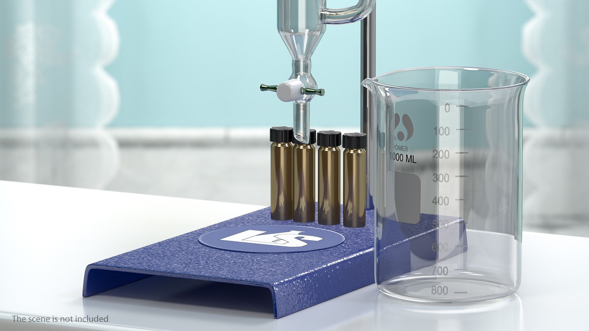 3D Lab Flask Stand TurboSquid 1458534