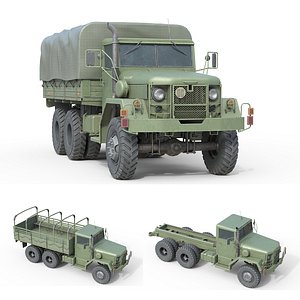 3D Military Cargo Truck m35a2 model