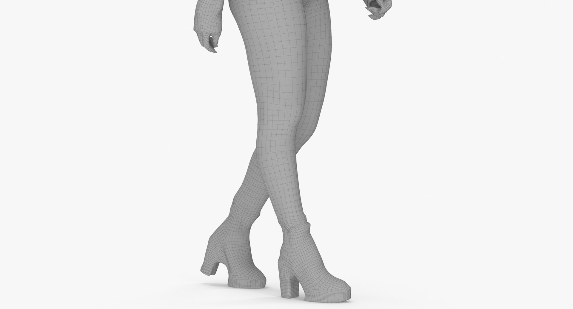 3D Freya Business Walking Pose 01 - TurboSquid 1774827