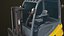 3D model Forklift Truck 01 Yellow All PBR Unity UE Textures