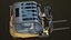 3D model Forklift Truck 01 Yellow All PBR Unity UE Textures