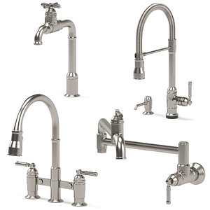 3D model DELTA kitchen faucets collection
