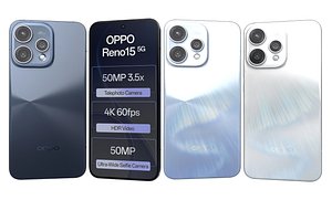 Oppo Reno15 5G All Colors 3D model