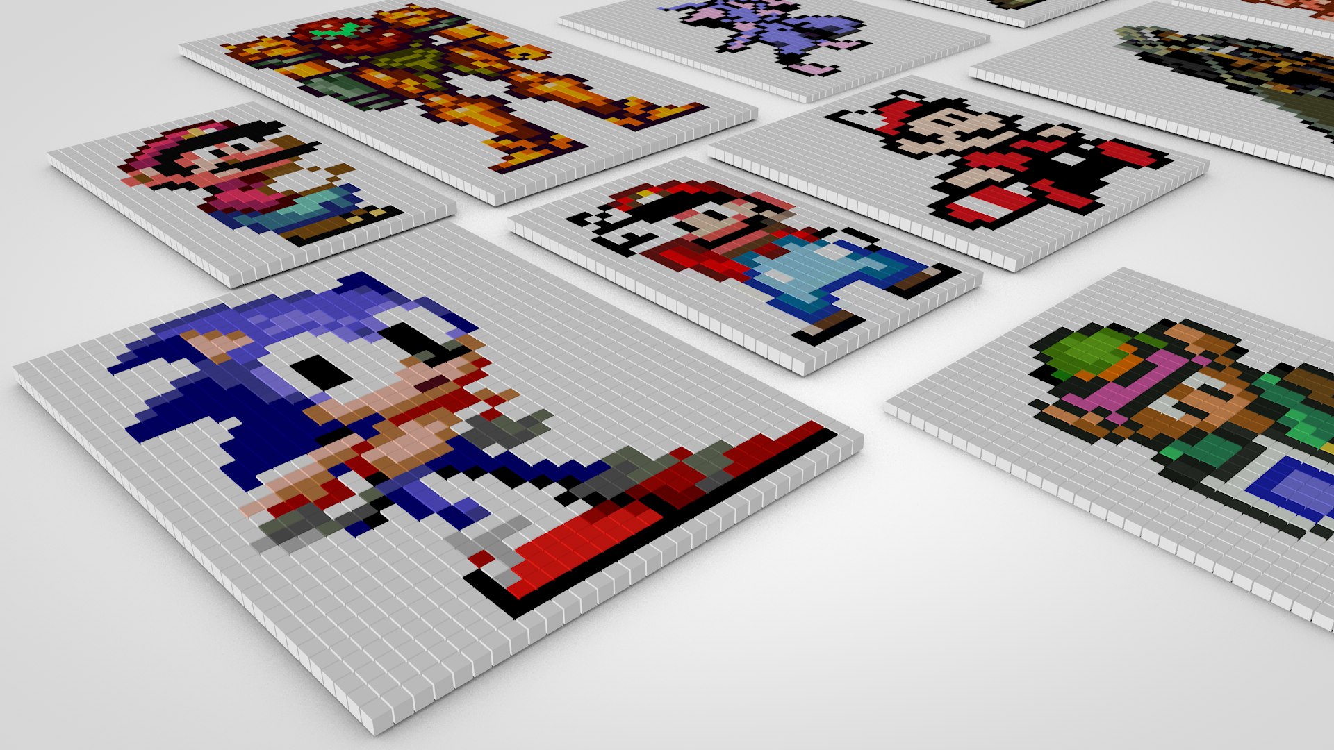 3D Classic Games Pixel Model - TurboSquid 1210810