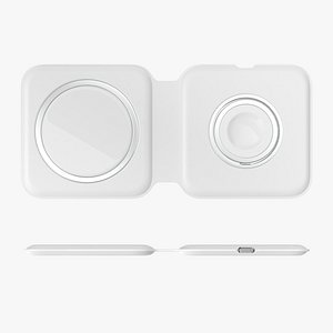MagSafe Duo Charger Open 3D Model