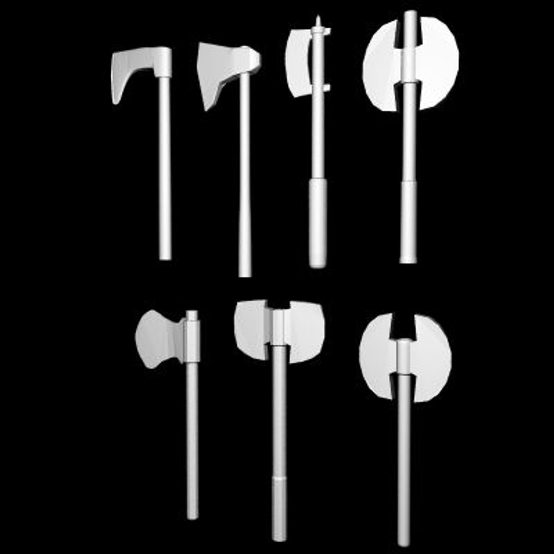 3ds max set medieval axes clubs https://p.turbosquid.com/ts-thumb/FR/HkpstA/Nyt7DaiU/medieval_axes_set02/jpg/1294763811/1920x1080/fit_q87/619b969f85d4b0c1068f4f2696fb136e1867ca58/medieval_axes_set02.jpg