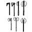 Medieval Axes and Clubs low poly