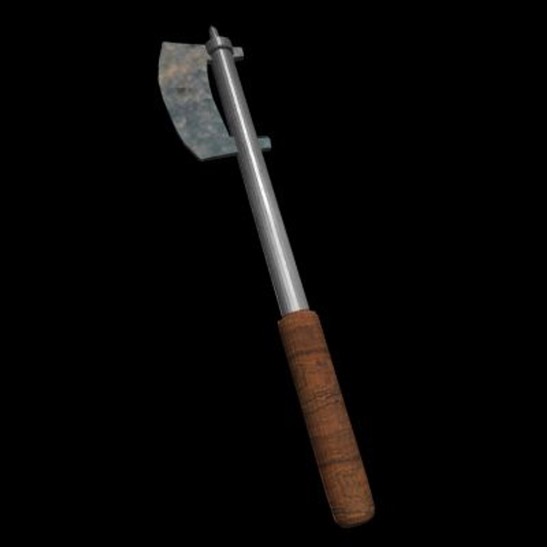 3ds max set medieval axes clubs