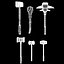 Medieval Axes and Clubs low poly