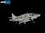 a4 skyhawk 3d model