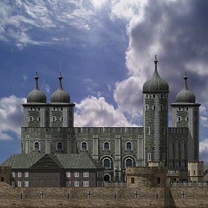 london tower 3d max