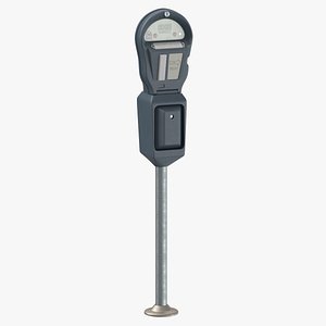 Coin Parking Meter Clean and Dirty