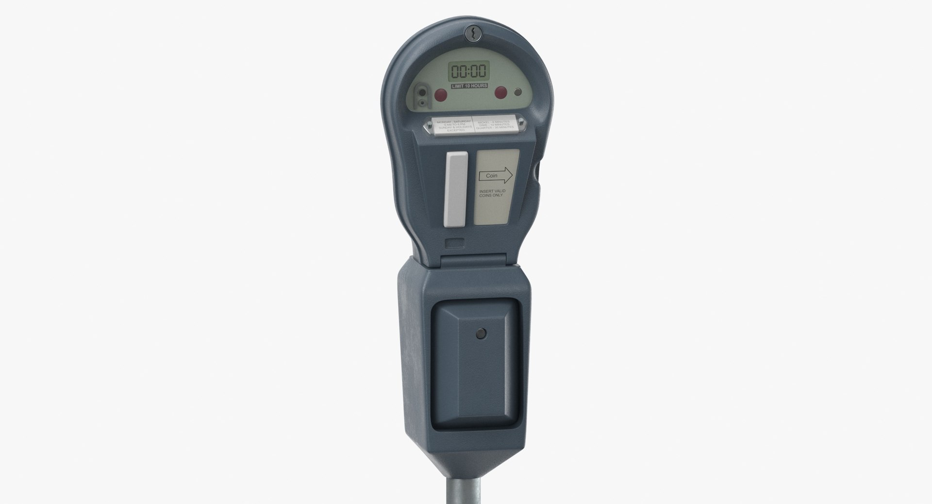 3D Coin Parking Meter Clean and Dirty model https://p.turbosquid.com/ts-thumb/FR/Qvrc4Z/k2/coin_parking_meter_thumbnail_0008/jpg/1648550165/1920x1080/fit_q87/dc8202b344e68118a3ee45a878f7a5c8a585ece0/coin_parking_meter_thumbnail_0008.jpg