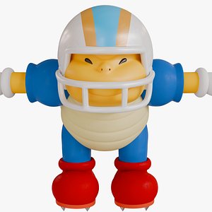 Chargin Chuck Football Player Super Mario Assets
