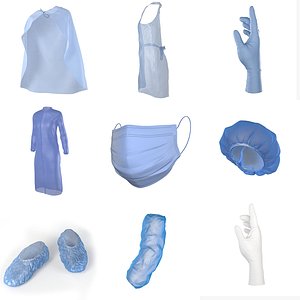 Medical Clothing Collection 3D
