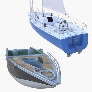 Sailboat OBJ Models for Download | TurboSquid