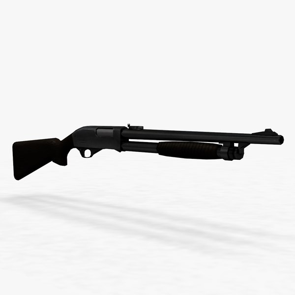 Shotgun r870 3D model - TurboSquid 1174426